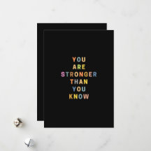 Je bent sterker dan je weet - Kleurrijke twee-toon