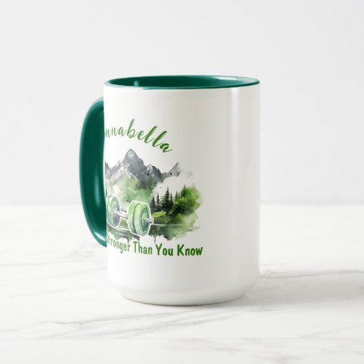 Je bent sterker dan je weet.  mok (Voorkant links)