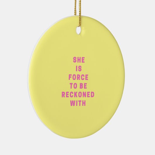 Je bent sterker dan je weet - Roze | Religie Keramisch Ornament (Rechts)