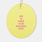 Je bent sterker dan je weet - Roze | Religie Keramisch Ornament (Links)