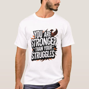 "Je bent sterker dan je worstelingen" - Phoenix Ri T-shirt