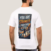 Je bent sterker dan ooit t-shirt (Achterkant)