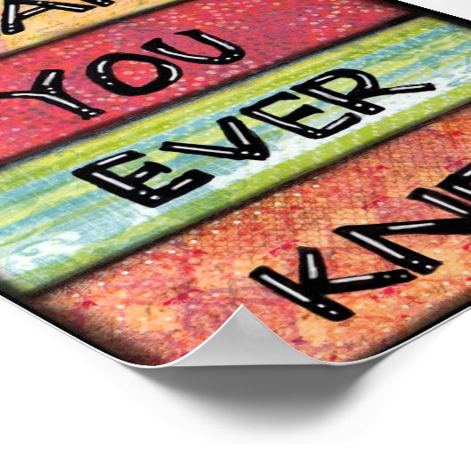 Je bent sterker - Motivatie Inspirerend kunst Poster (Hoek)