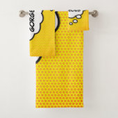 JE BENT STOER Denk Bubbel Pret Comic Strip Bad Handdoek (Insitu)