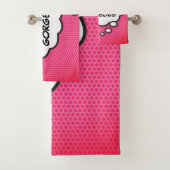 JE BENT STOER Denk Bubbel Pret-comicstrip Bad Handdoek (Insitu)