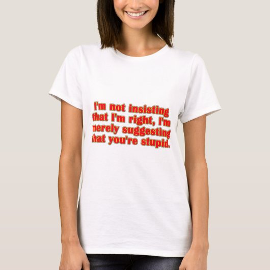 Je bent stoute t-shirt (Voorkant)