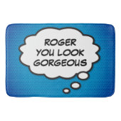 JE BENT STUNNEND Leuk Retro Stripboek Pop Art Badmat (Voorkant)