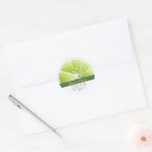 Je bent Sublime Limoen Citrus Fruit | Dank u wel Ronde Sticker (Envelop)