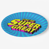 Je bent super geweldig papieren bordje (Gekanteld)