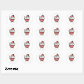 Je bent Sweet Cupcake Valentijn Sticker (Vel)