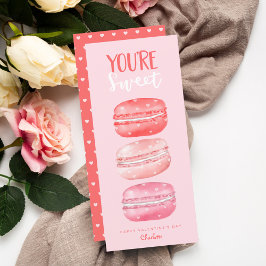 Je bent Sweet Happy Valentijnsdag Macaron Cookies