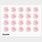 Je bent Sweet Happy Valentijnsdag Macaron Cookies Ronde Sticker (Vel)