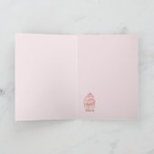 Je bent Sweet Happy Valentine's Day Cupcake Bedankkaart (Binnen)