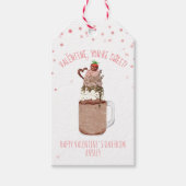 Je bent Sweet Valentijn Chocolate Milkshake Cadeaulabel (Voorkant)