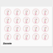 Je bent Sweet Valentijn Crazy Milkshake Sprinkles Ronde Sticker (Vel)