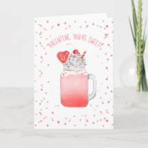 Je bent Sweet Valentijn Love Crazy Milkshake