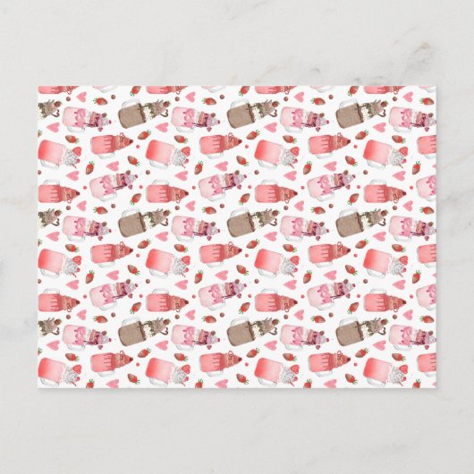 Je bent Sweet Valentijn Snoep Love Milkshake Briefkaart (Achterkant)