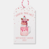 Je bent Sweet Valentijn Snoep Love Milkshake Cadeaulabel (Voorkant)