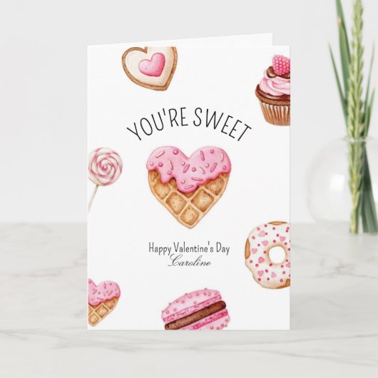 Je bent Sweet Valentijnsdag Kaart (Voorkant)