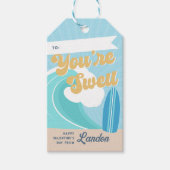 Je bent Swell Surfer Classroom Valentijnsdag Cadeaulabel (Voorkant)