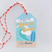 Je bent Swell Surfer Classroom Valentijnsdag Cadeaulabel