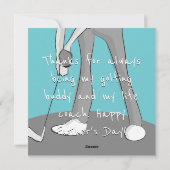 Je bent T-shirt-rific Golf Dad Kaart (Achterkant)