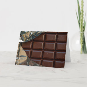 Je bent te lief, Chocolate Snoep Bar Kaart