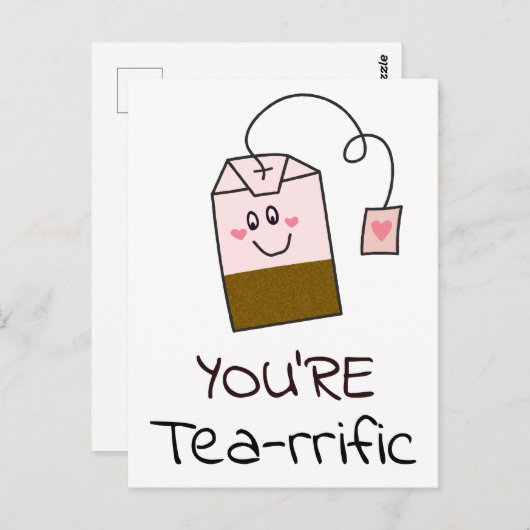 Je bent tea-rijk briefkaart (Voorkant / Achterkant)