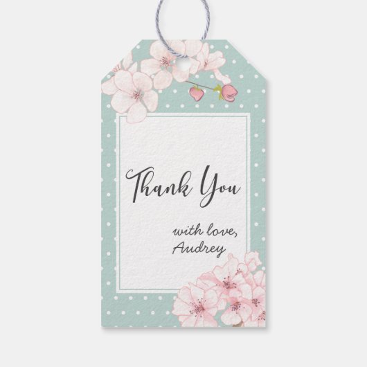 Je bent Teariffic Tea Pot & Cups Dank je Cadeaulabel (Achterkant)