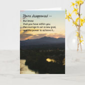 Je bent teleurgesteld... kaart (Gele Bloem)