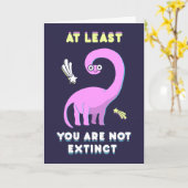 Je bent tenminste niet uitgestorven, dinosaurusver kaart (Gele Bloem)