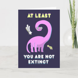Je bent tenminste niet uitgestorven, dinosaurusver kaart