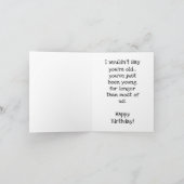 Je bent tenminste niet uitgestorven, dinosaurusver kaart (Binnen)