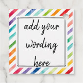 Je bent thee-riffe kersttassen bedankjes labels (Achterkant)