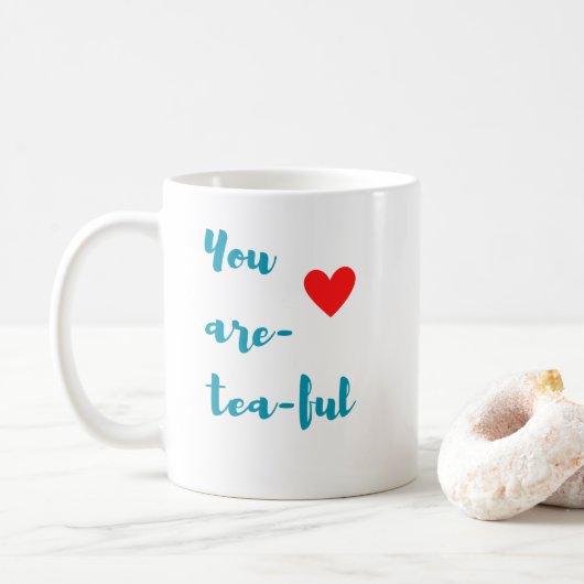 Je bent thee-vol koffiemok (Met donut)