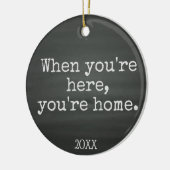 Je bent thuis - Foster Care Adoption Gifts Keramisch Ornament (Links)