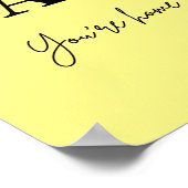 Je bent thuis... poster (Hoek)