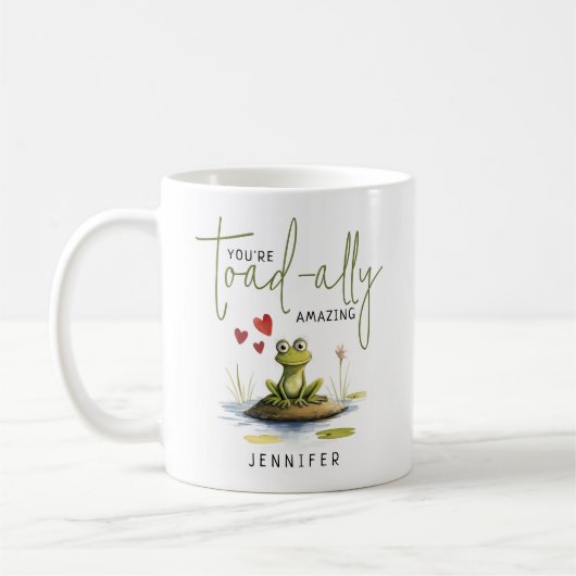 Je bent Toad-ally Amazing | plezier Koffiemok (Links)