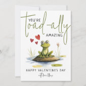 Je bent Toad-ally Geweldig | Leuk Valentijnsdag Feestdagenkaart (Voorkant)