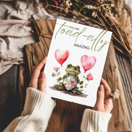 Je bent Toad-ally Geweldig | Leuk Valentijnsdag Feestdagenkaart