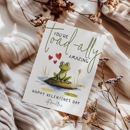 Je Bent Toad-ally Geweldig | Leuke Valentijnsdag Feestdagenkaart