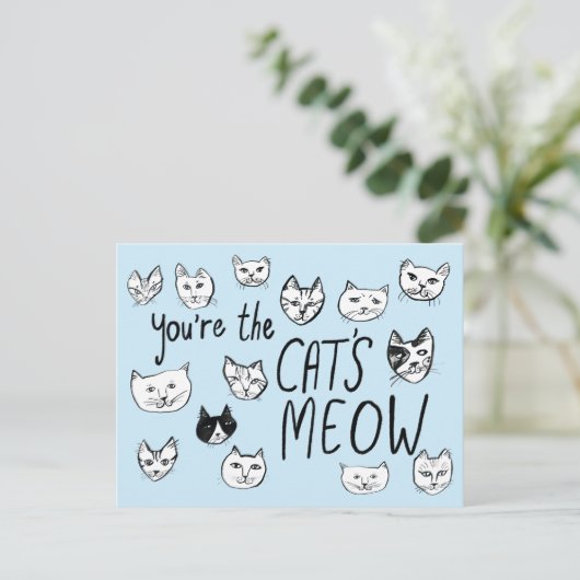 JE BENT TOP Cute Kittens  Briefkaart (Staand voorkant)