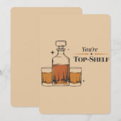 Je bent top plank grappige ouderwetse vader verjaa kaart (Voorkant / Achterkant)