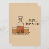 Je bent topplank grappige ouderwetse vader verjaar feestdagenkaart (Voorkant / Achterkant)