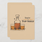 Je bent topplank grappige ouderwetse vader verjaar feestdagenkaart (Voorkant / Achterkant)