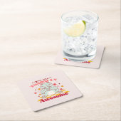 "Je bent totaal Geweldige" | Schattigee kikkerbrok Kartonnen Onderzetters (Insitu)