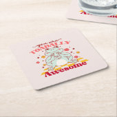 "Je bent totaal Geweldige" | Schattigee kikkerbrok Kartonnen Onderzetters (Schuin)