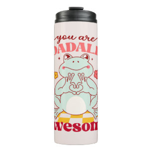 "Je bent totaal Geweldige"   Schattigee kikkerbrok Thermosbeker