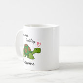 Je bent Turtley Geweldig Koffiemok (Voorkant links)