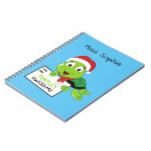 Je bent Turtley Geweldige Funny Turtle Puns Blue Notitieboek (Linkerzijde)